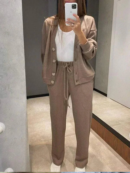 Chloe  | Long Sleeve Top and Pants Set