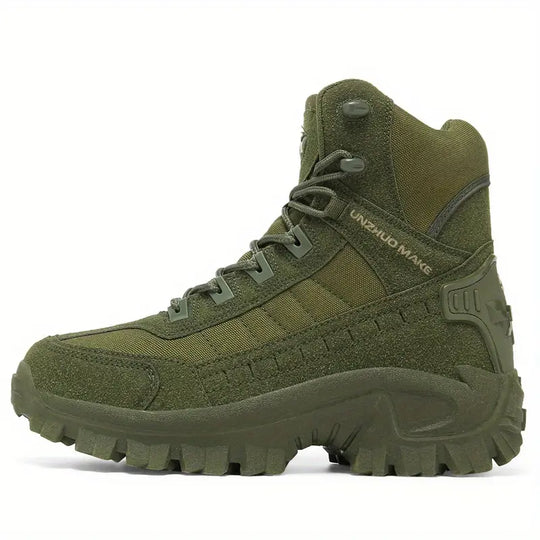 Daniel    | Sturdy High Men's Boots, Comfortable Non-Slip Lace-Up Shoes for Outdoor Activities