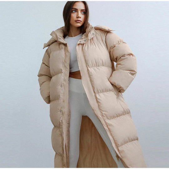 Charlotte  | Long Quilted Winter Coat for Women