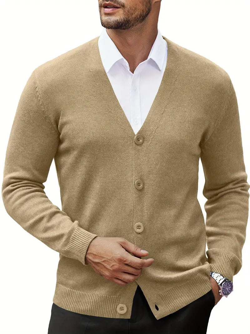 Lucas  | Men's Cardigan Sweater by Norisa