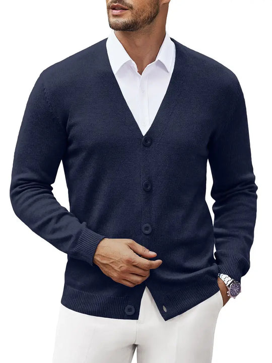 Lucas  | Men's Cardigan Sweater by Norisa