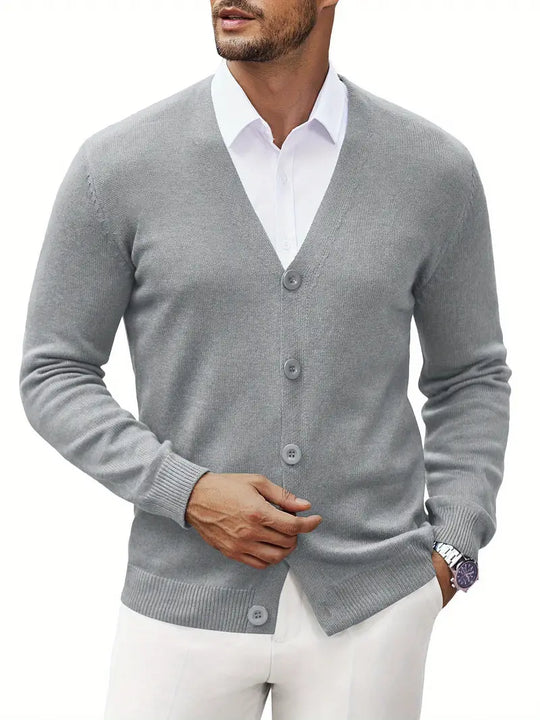 Lucas  | Men's Cardigan Sweater by Norisa