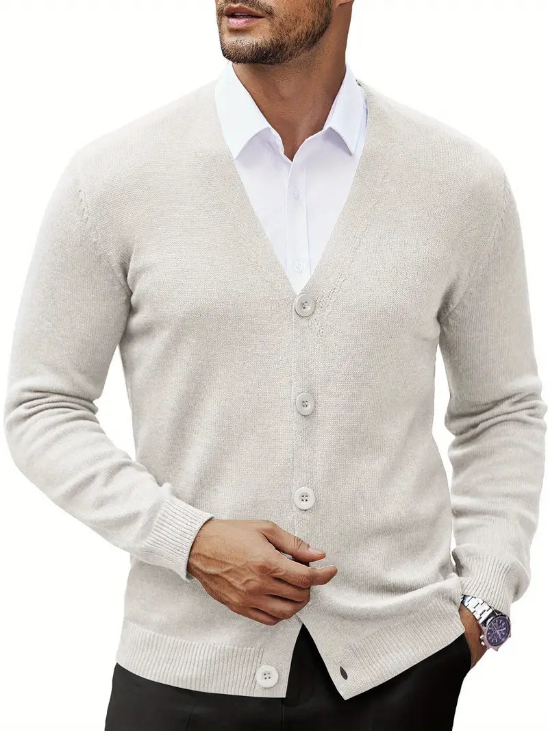 Lucas  | Men's Cardigan Sweater by Norisa