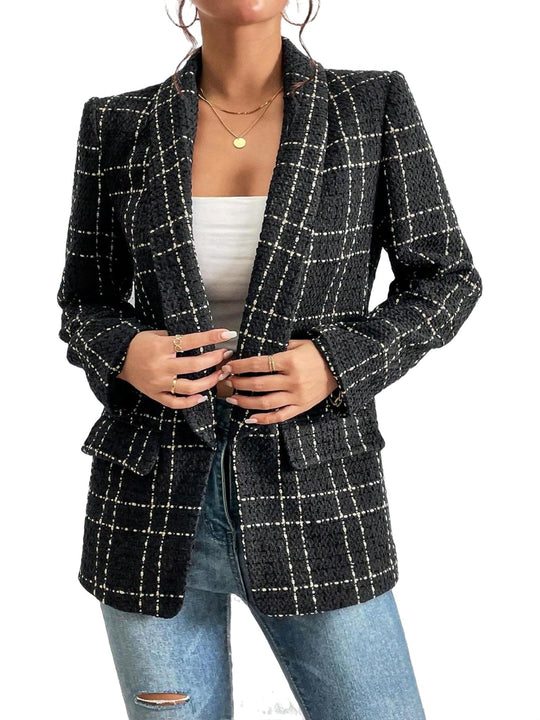 Emma   | Plaid Blazer