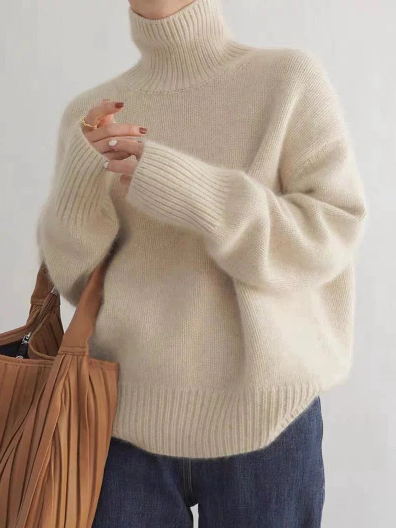 LENA™ | CASHMERE TURTLENECK JUMPER