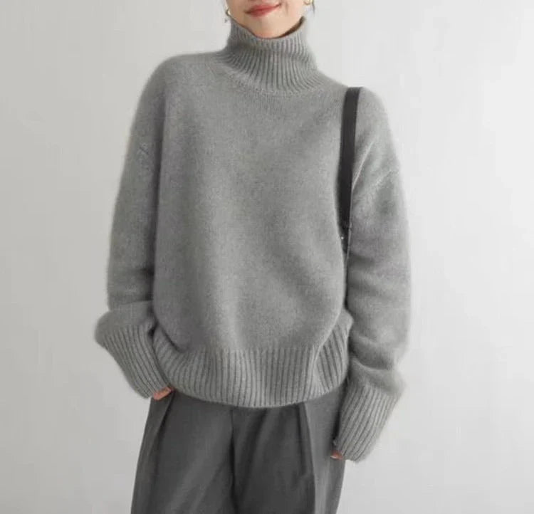 LENA™ | CASHMERE TURTLENECK JUMPER