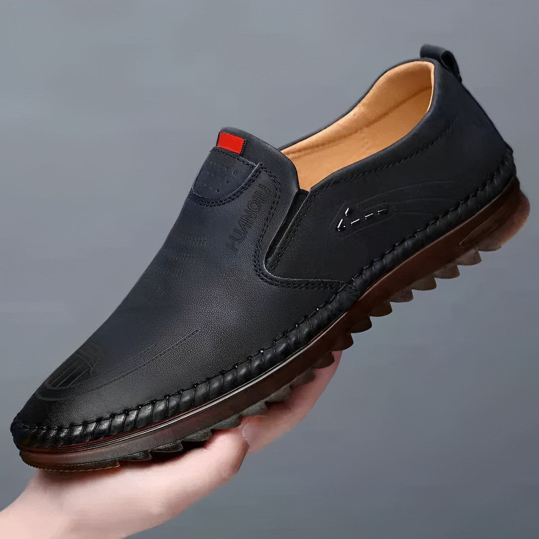 Charles    | Breathable Orthopedic Leather Shoes for Men with Non-Slip Sole