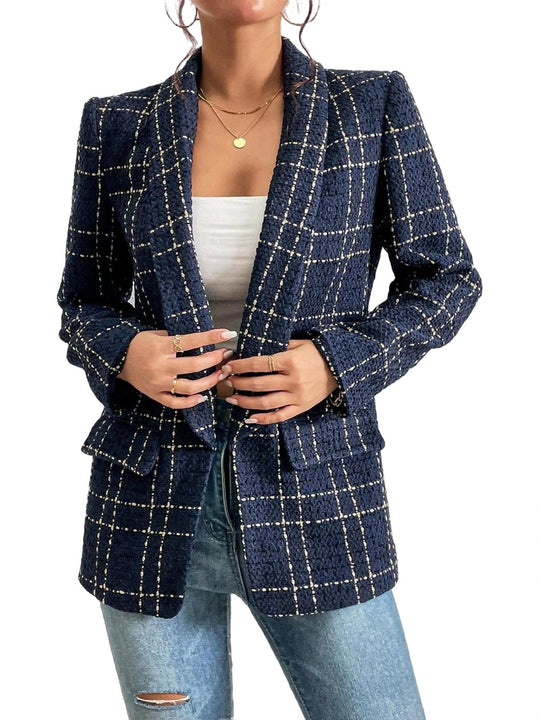 Emma   | Plaid Blazer