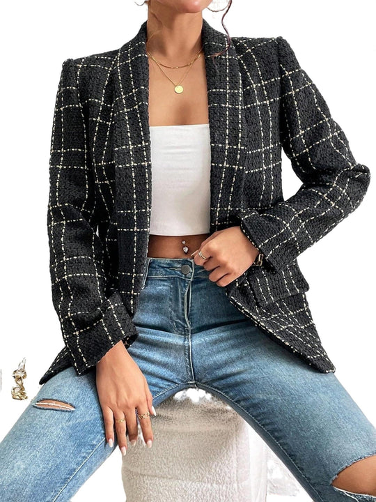 Emma   | Plaid Blazer