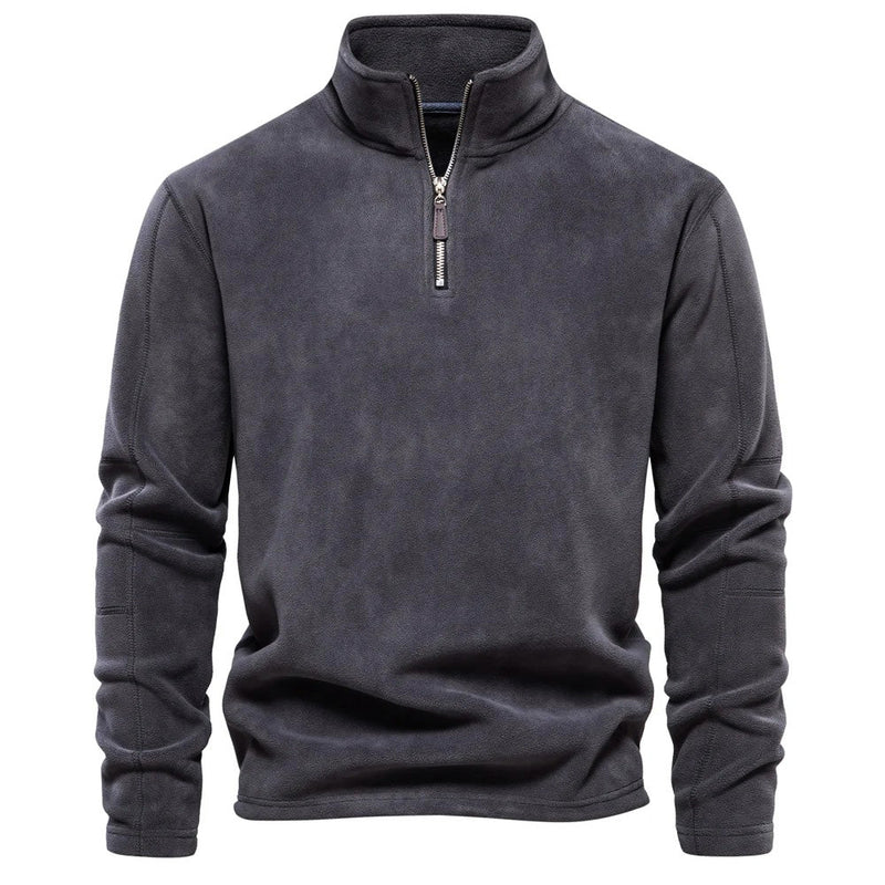 Isaac  | Fleece Sweater with Zipper