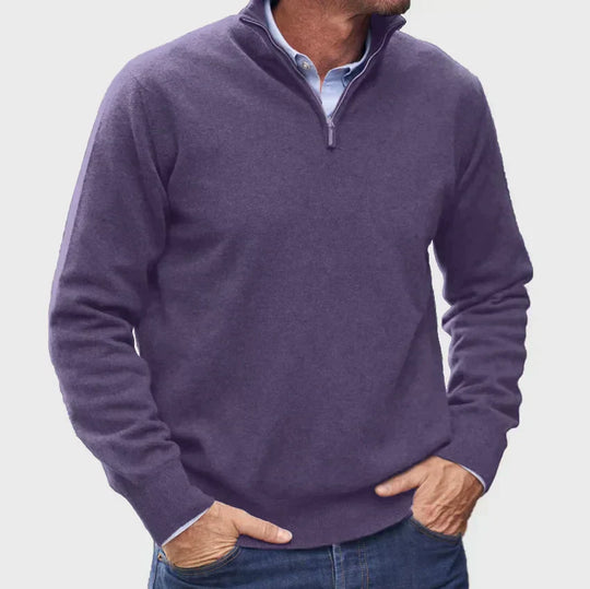 Jackson   | Italian Cashmere Sweater for Men with Zipper