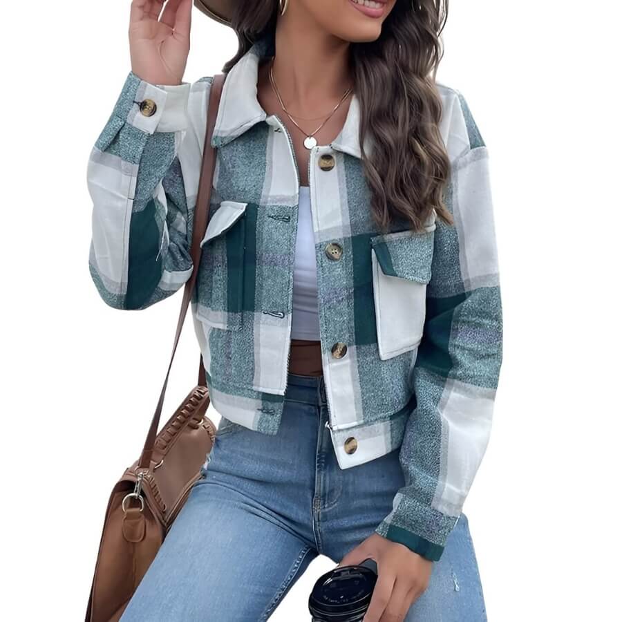 Lucy  | Checkered Cardigan for Women