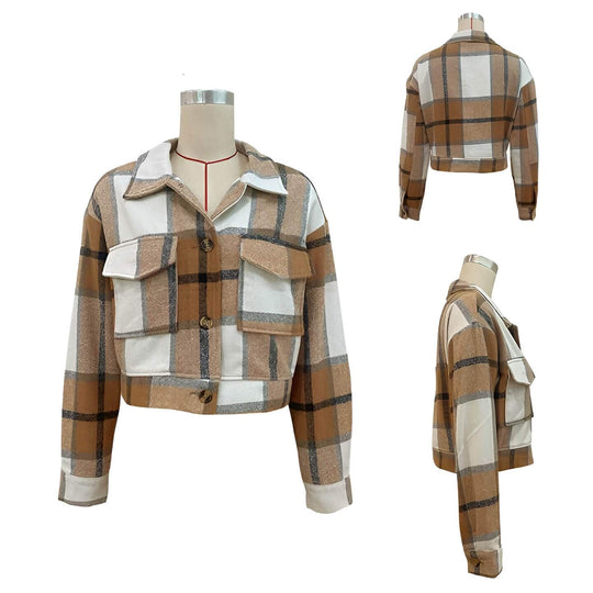 Lucy  | Checkered Cardigan for Women