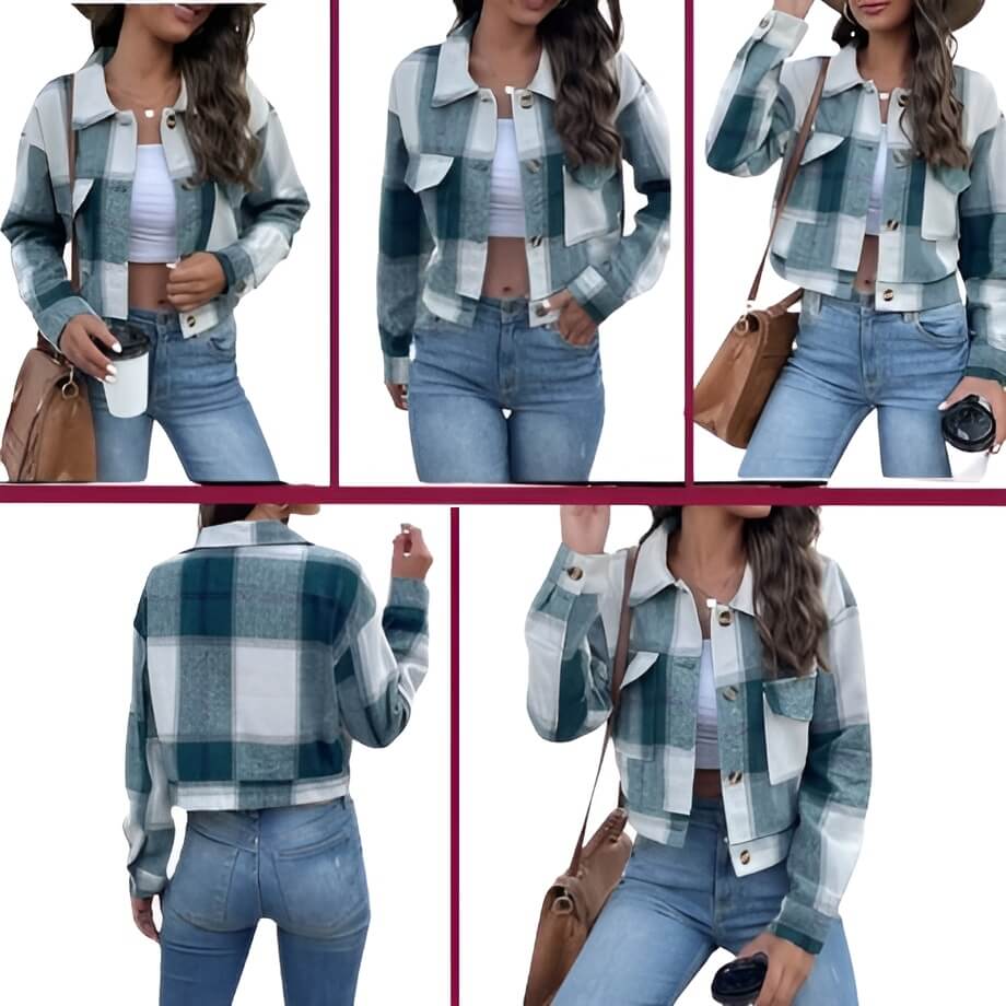 Lucy  | Checkered Cardigan for Women
