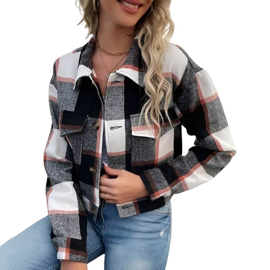 Lucy  | Checkered Cardigan for Women