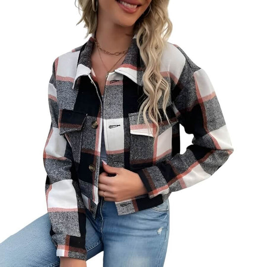 Lucy  | Checkered Cardigan for Women