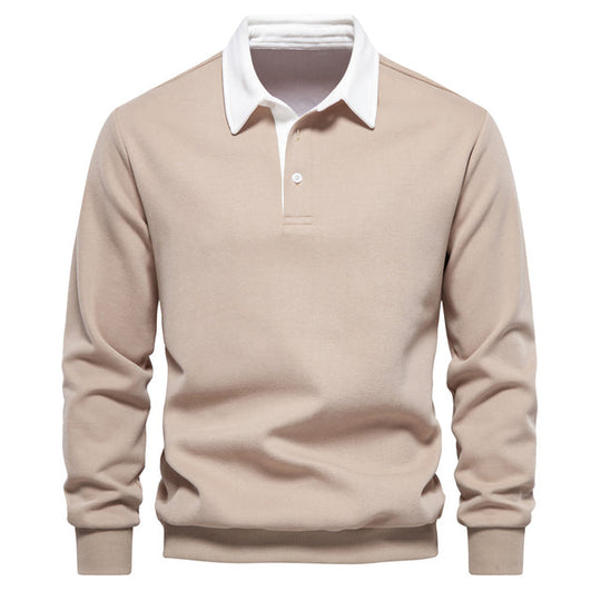 Isaac    | Long-Sleeve Polo Sweater