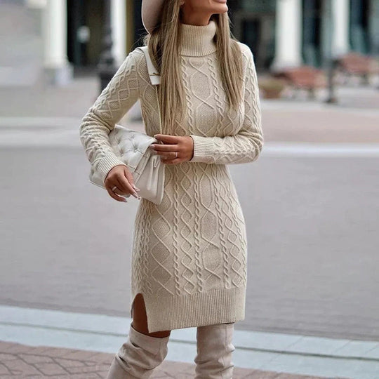 Victoria  | Elegant knitted winter dress