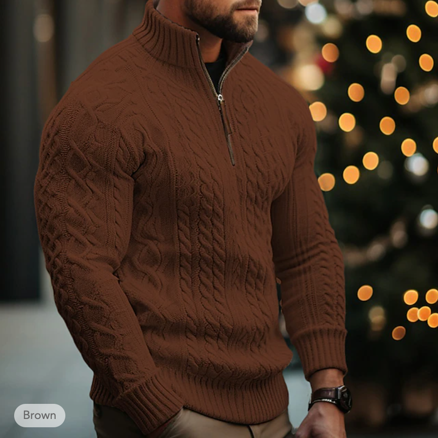 Eli   | Men’s Zipper Sweater