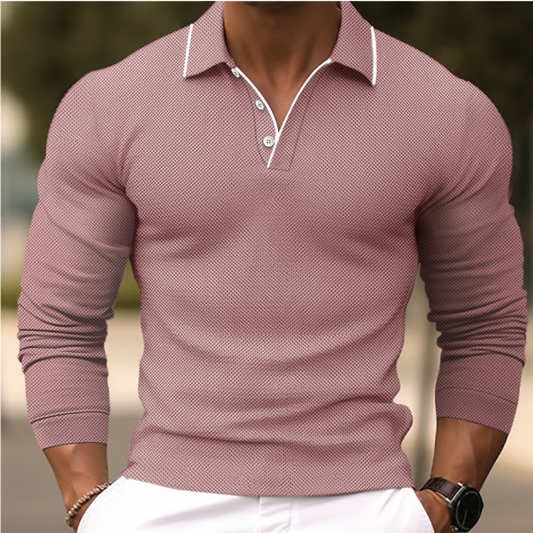 David   | Long-Sleeve Polo