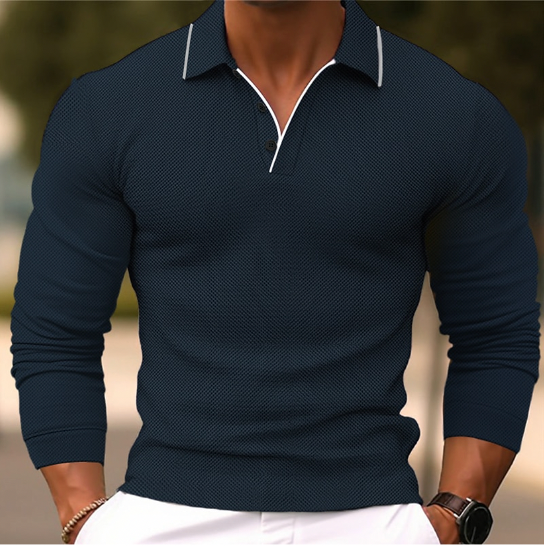 David   | Long-Sleeve Polo