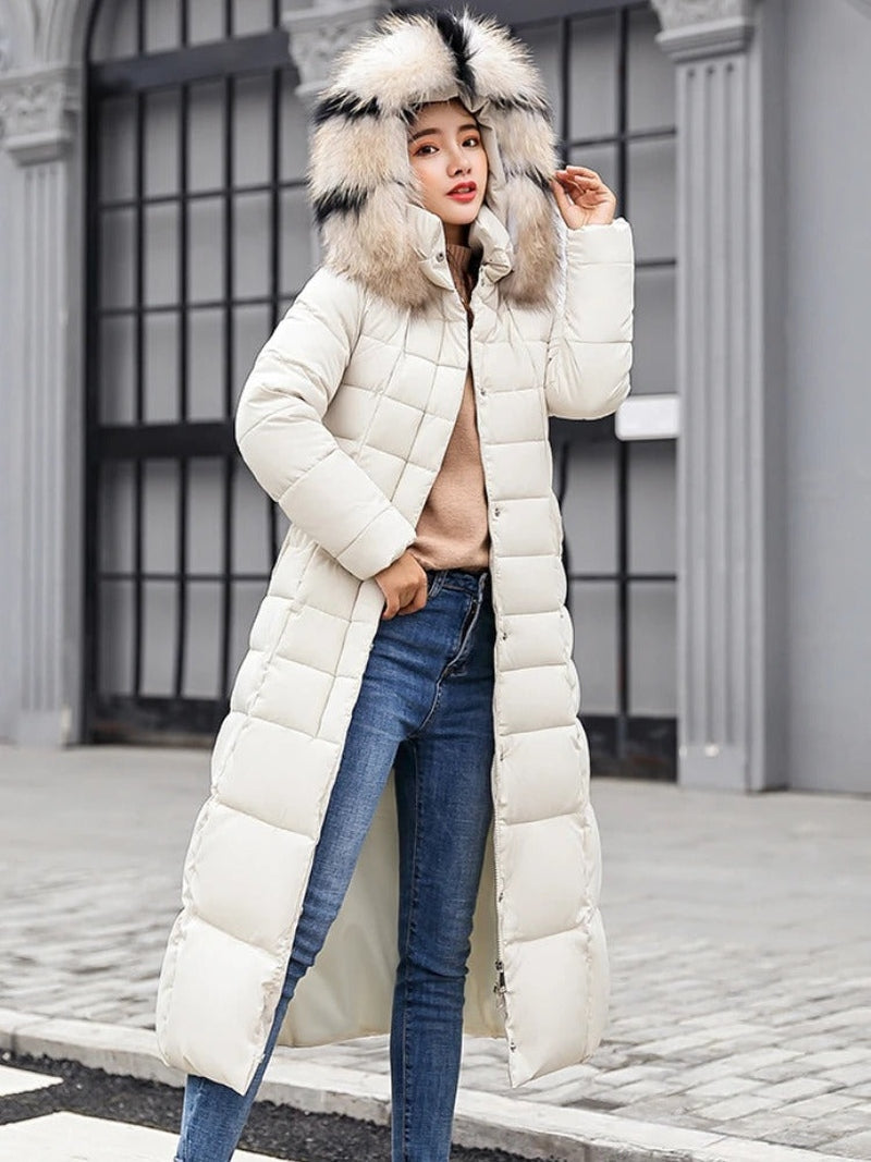 Isabella  | Fashionable Long Winter Coat with Belt for Stylish Women