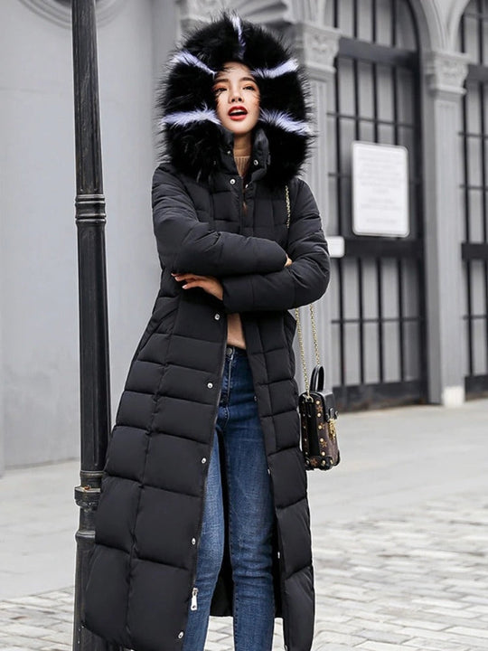 Isabella  | Fashionable Long Winter Coat with Belt for Stylish Women