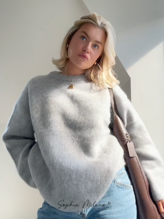 Hannah   | Mohair Crewneck Sweater