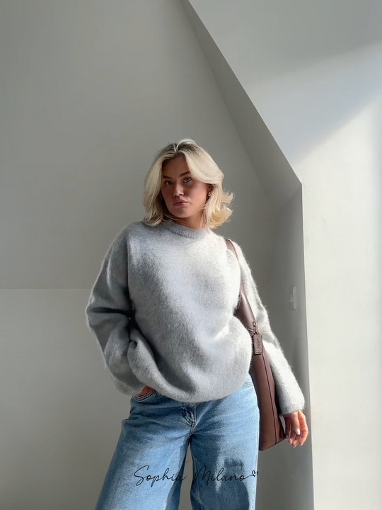 Hannah   | Mohair Crewneck Sweater