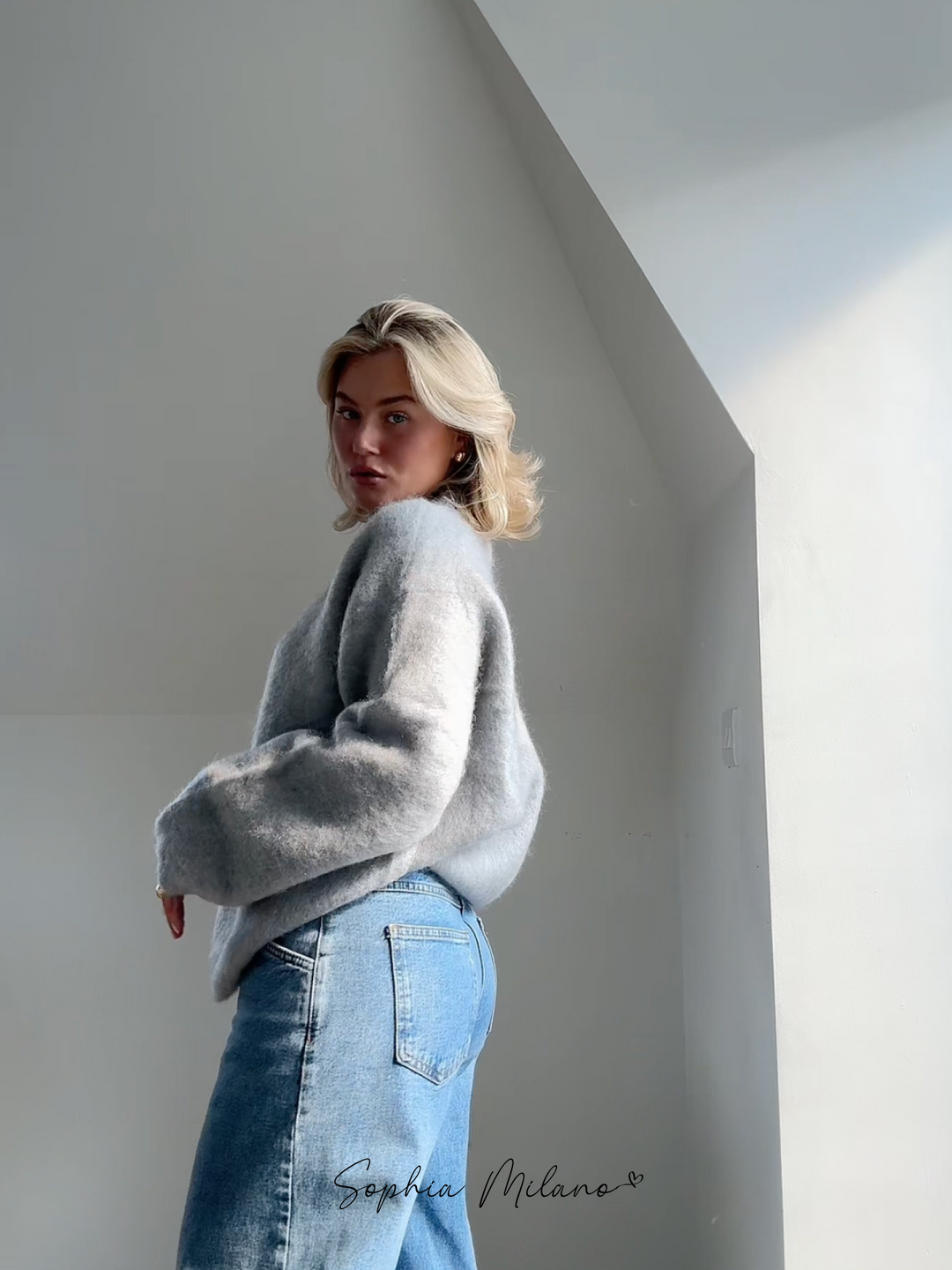 Hannah   | Mohair Crewneck Sweater