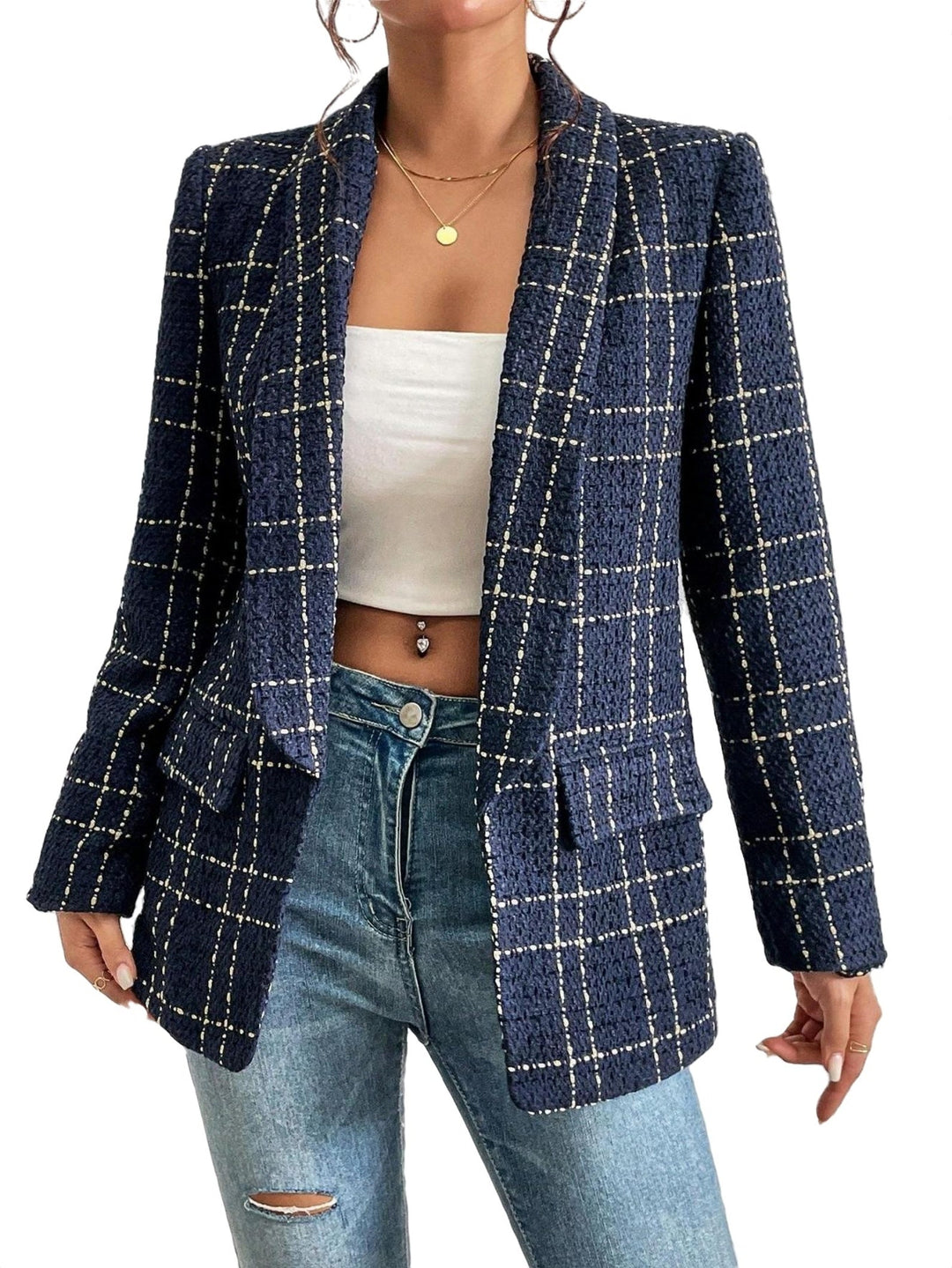 Emma   | Plaid Blazer